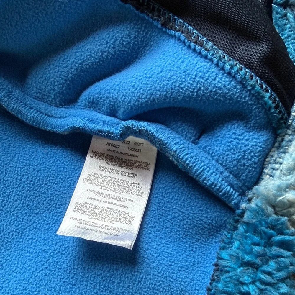 Columbia Kids' Plaid Blue Fleece